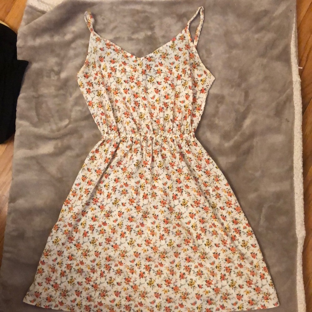 Flowy Boho Floral and Lace Sundress